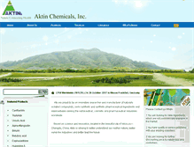 Tablet Screenshot of aktinchem.com
